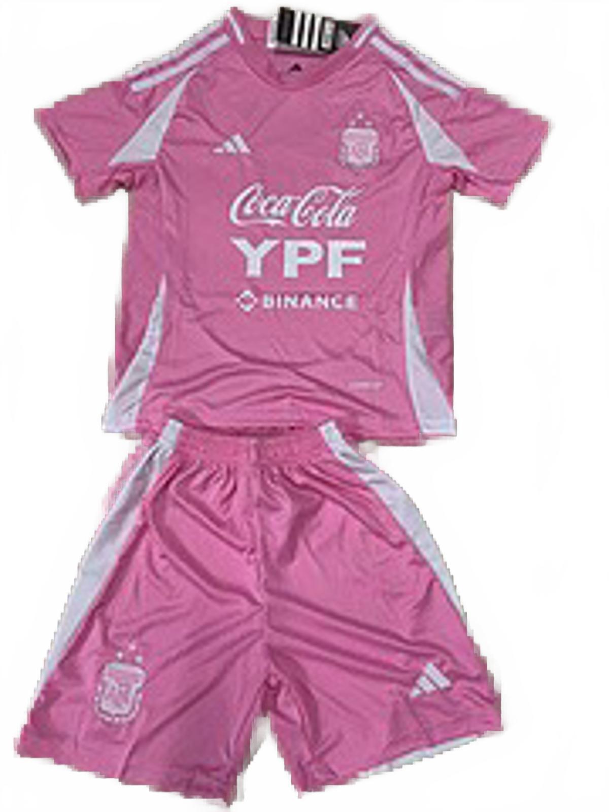 Argentina 2025 Adidas Kids Kit - Pink - Inc Socks