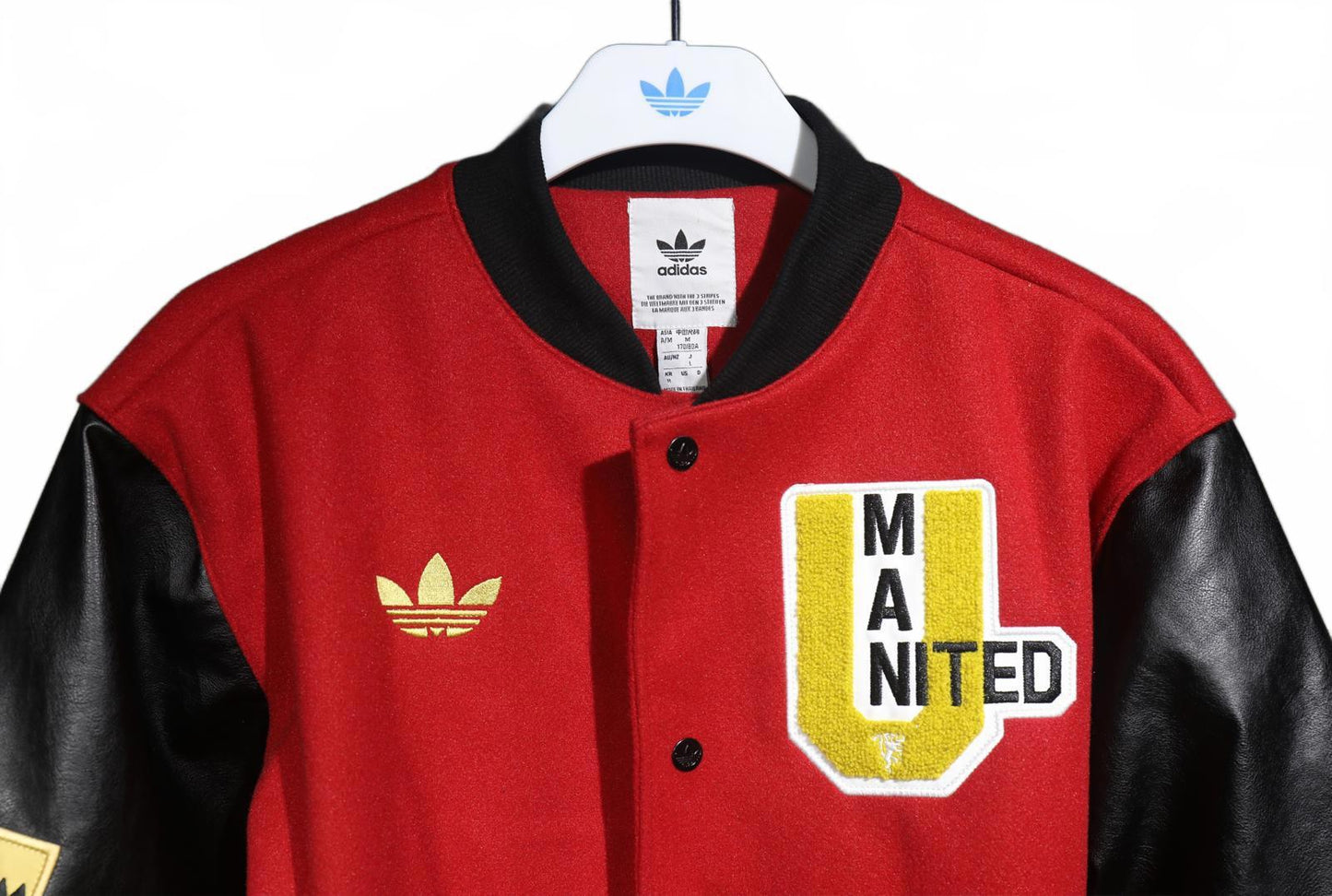 Manchester United VRCT Adidas Originals Jacket - Red & Black