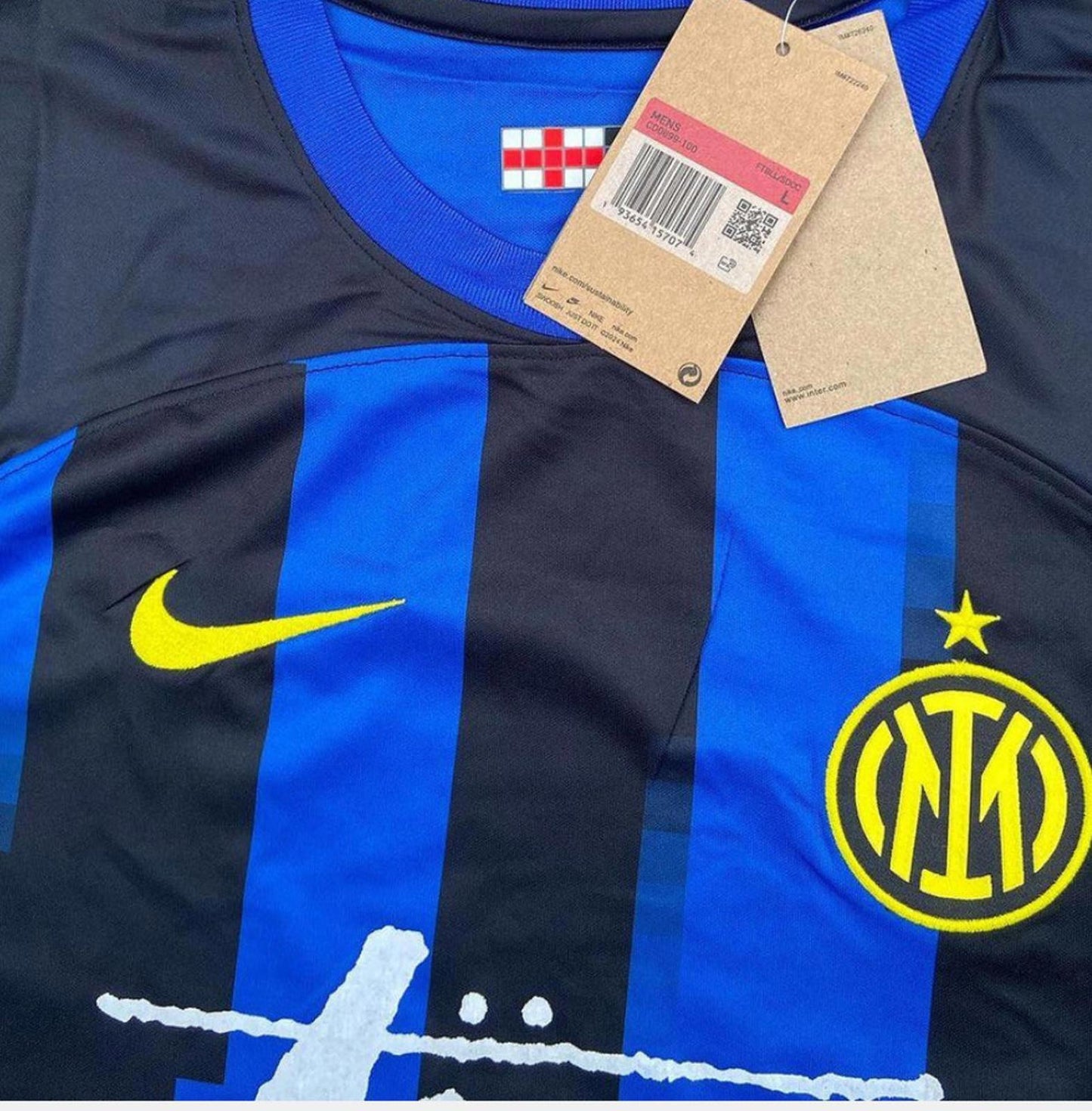 Inter Milan Nike x Stüssy Collab Home Jersey - Blue & Black