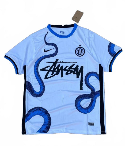 Inter Milan Nike x Stüssy Collab Away Jersey - Snakes Edition - Large