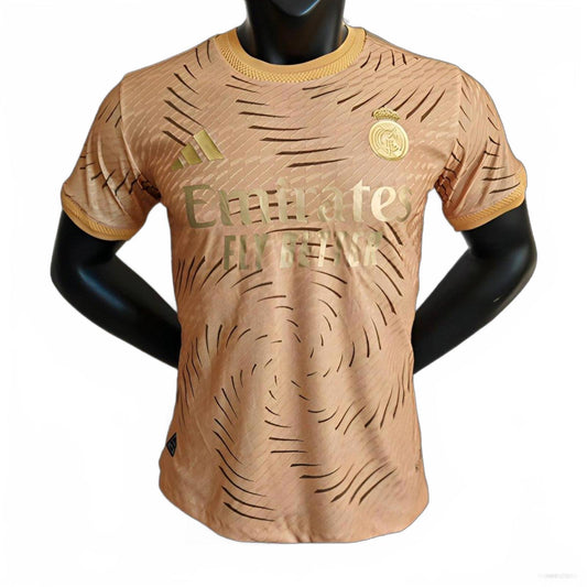 Real Madrid 25/26 Adidas Gold Edition Jersey - Player Version
