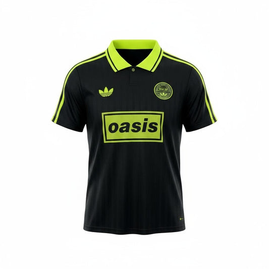 Adidas X Oasis 25/26 Band Football Jersey - Black & Green