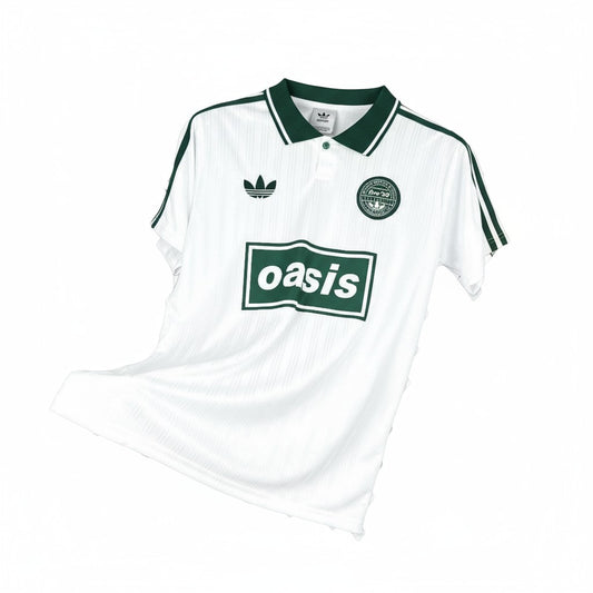 Adidas X Oasis 25/26 Band Football Jersey - White & Green