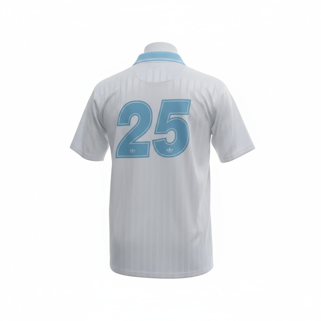 Adidas X Oasis 25/26 Band Football Jersey - White & Blue