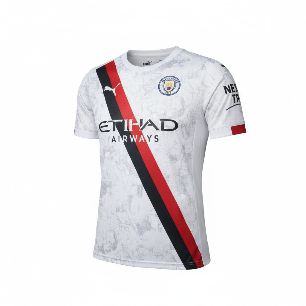 Manchester City Puma 25/26 Kids Away Kit - Inc Socks