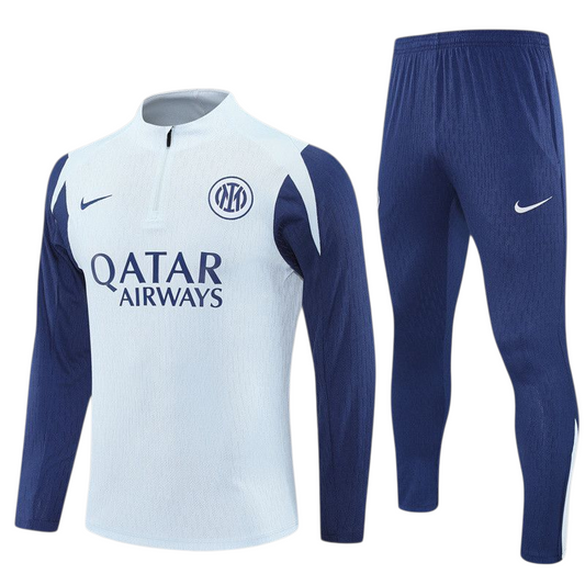 Inter Milan 25/26 Nike Kids Tracksuit – White & Navy