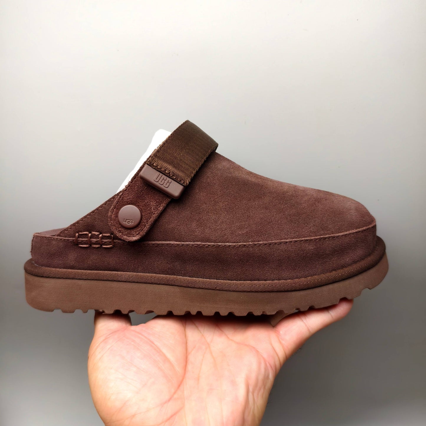 UGG Women’s Slingback Suede Slippers – Brown