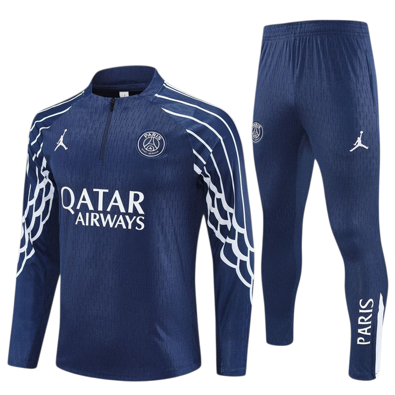 Paris Saint-Germain 25/26 Jordan Kids Tracksuit – Navy & White