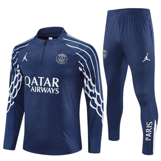 Paris Saint-Germain 25/26 Jordan Kids Tracksuit – Navy & White