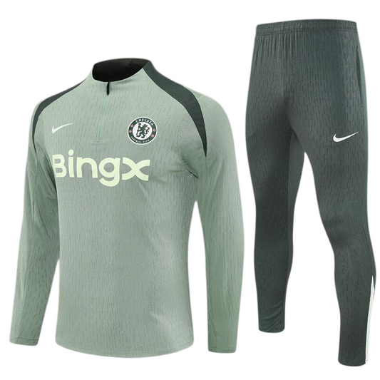 Chelsea 25/26 Nike Kids Tracksuit – Green