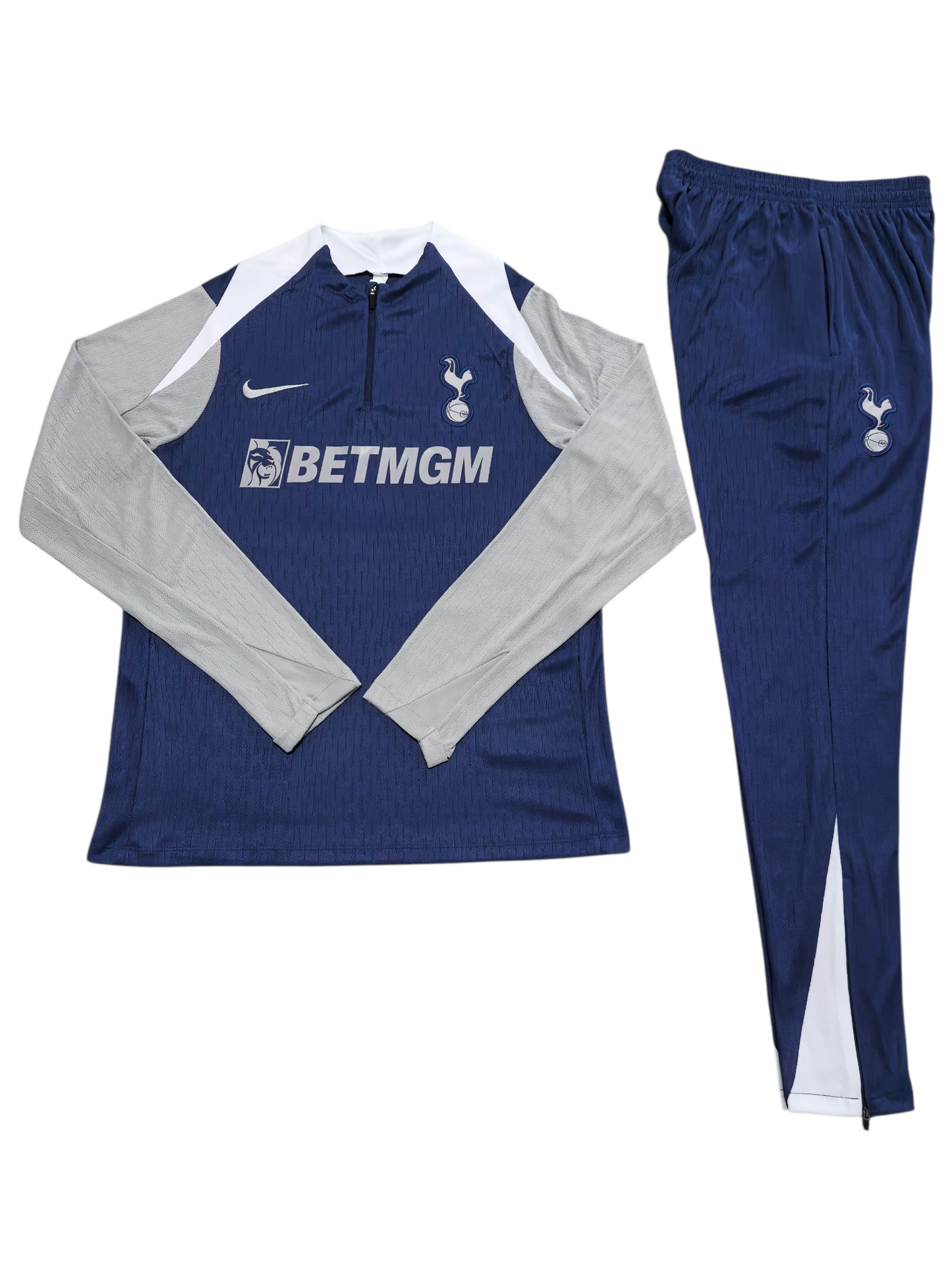 Tottenham Hotspur 25/26 Nike Kids Tracksuit – Navy & Grey
