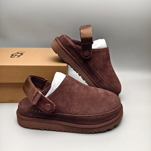 UGG Women’s Slingback Suede Slippers – Brown