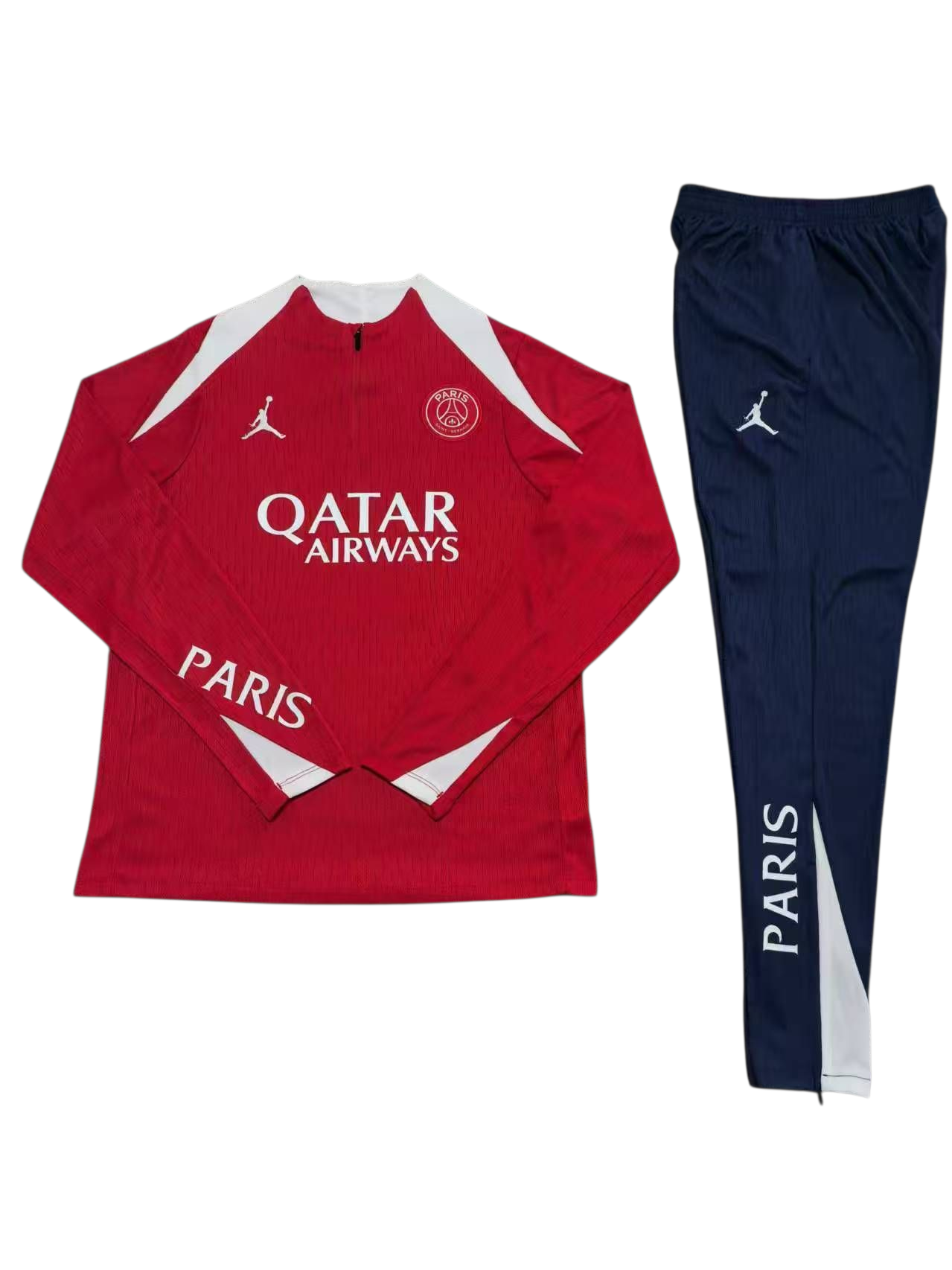 Paris Saint-Germain 25/26 Jordan Kids Tracksuit – Red & Navy