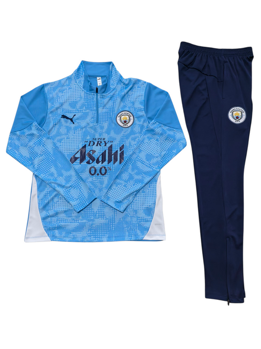 Manchester City 25/26 Puma Kids Tracksuit – Sky Blue & Navy