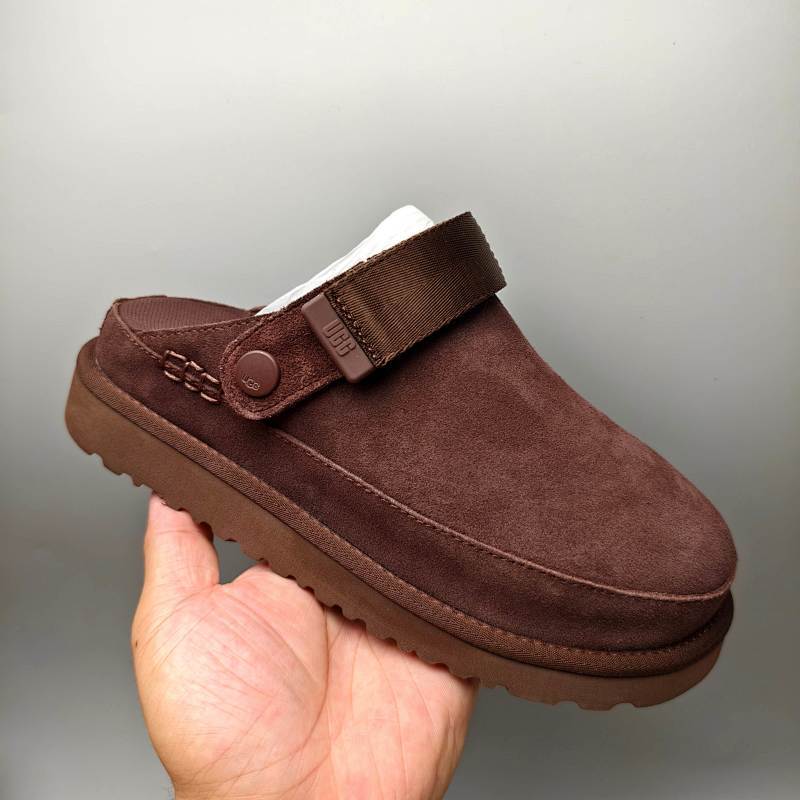 UGG Women’s Slingback Suede Slippers – Brown