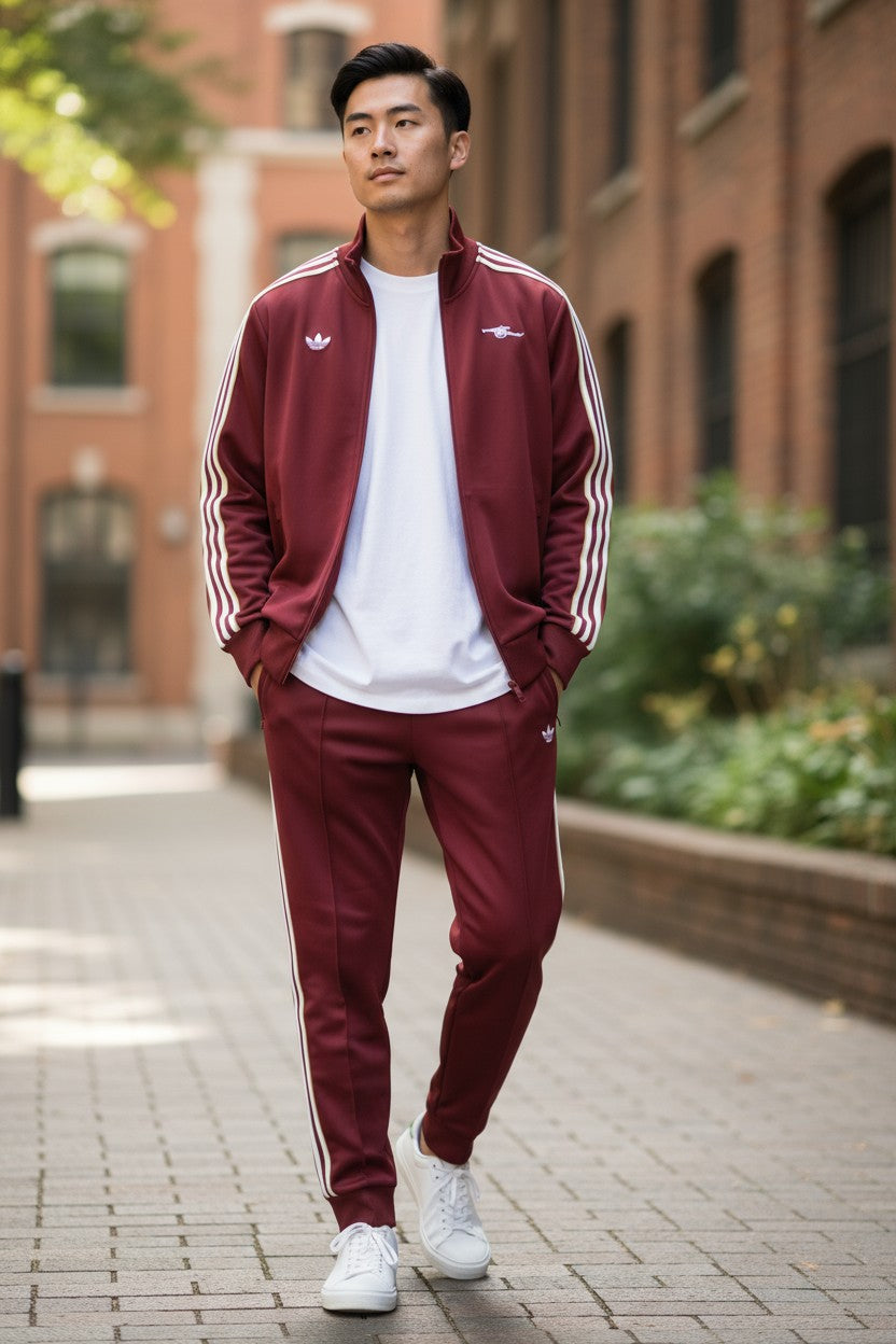Arsenal Adidas Originals Terrace Icons Tracksuit - Red